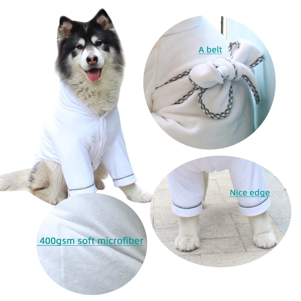 Luxury Cozy Pet Microfibre Bathrobe