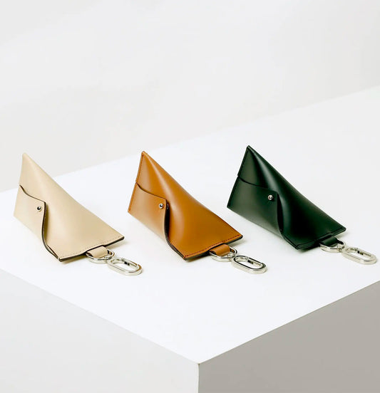 The Modern Essential Leather Poop Bag