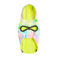 The Reversible Raincoat - Neon Yellow with Tie Dye