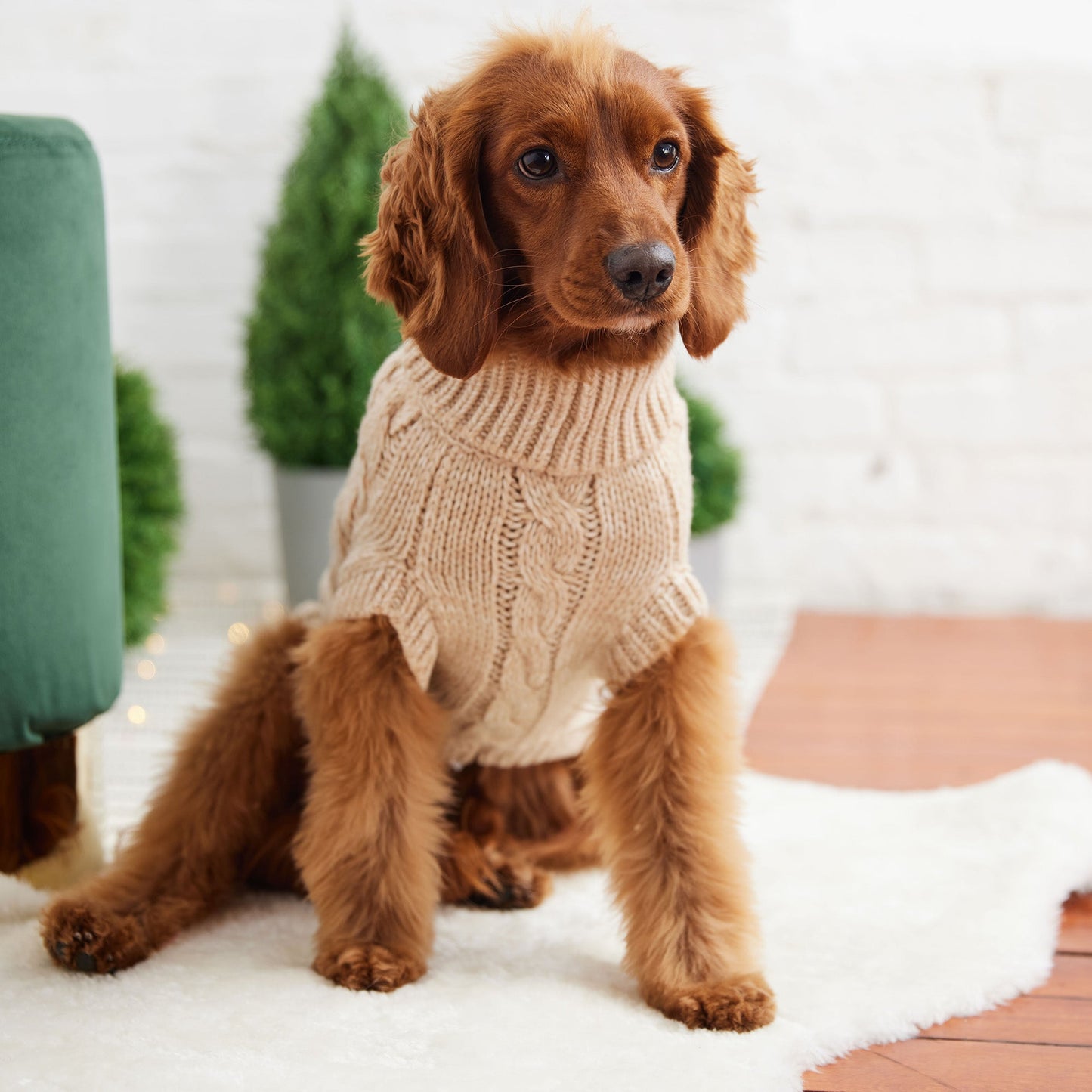 Chalet Dog Sweater | Grey Mix