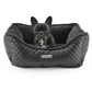 PRIVE VEGAN LEATHER Quilted Luxury Dog or Cat Bed