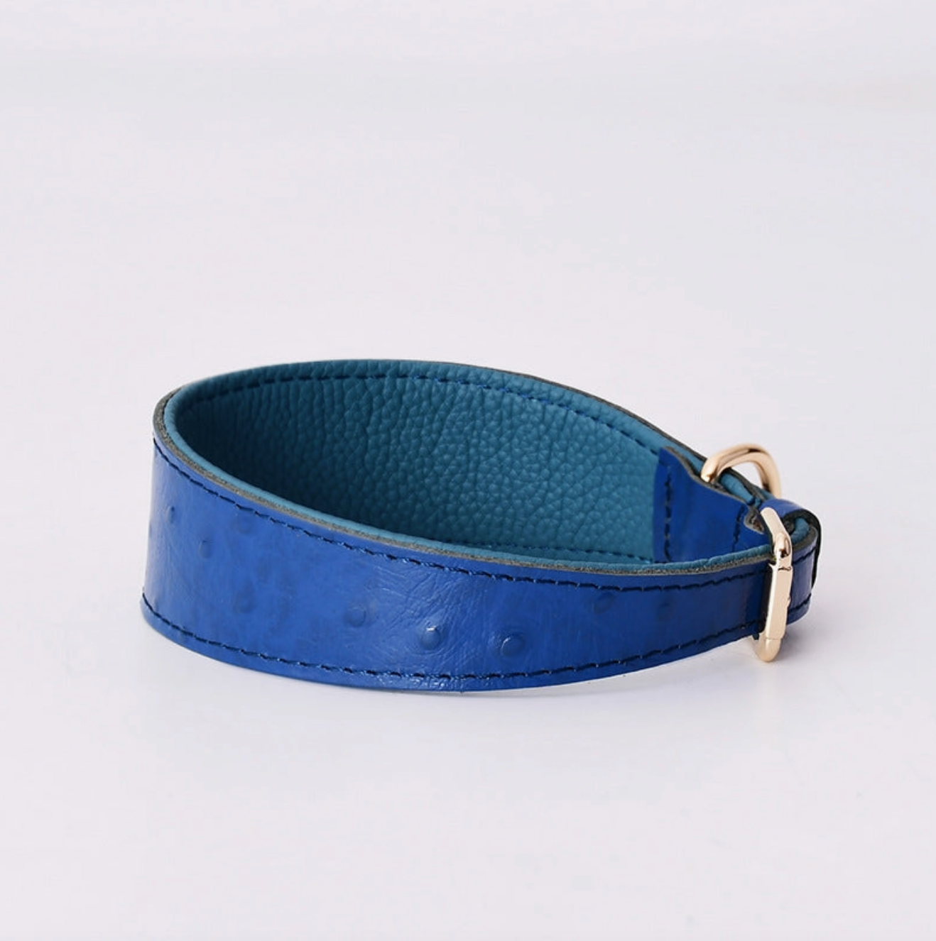 The Clyde Leather Solid Dog Collar