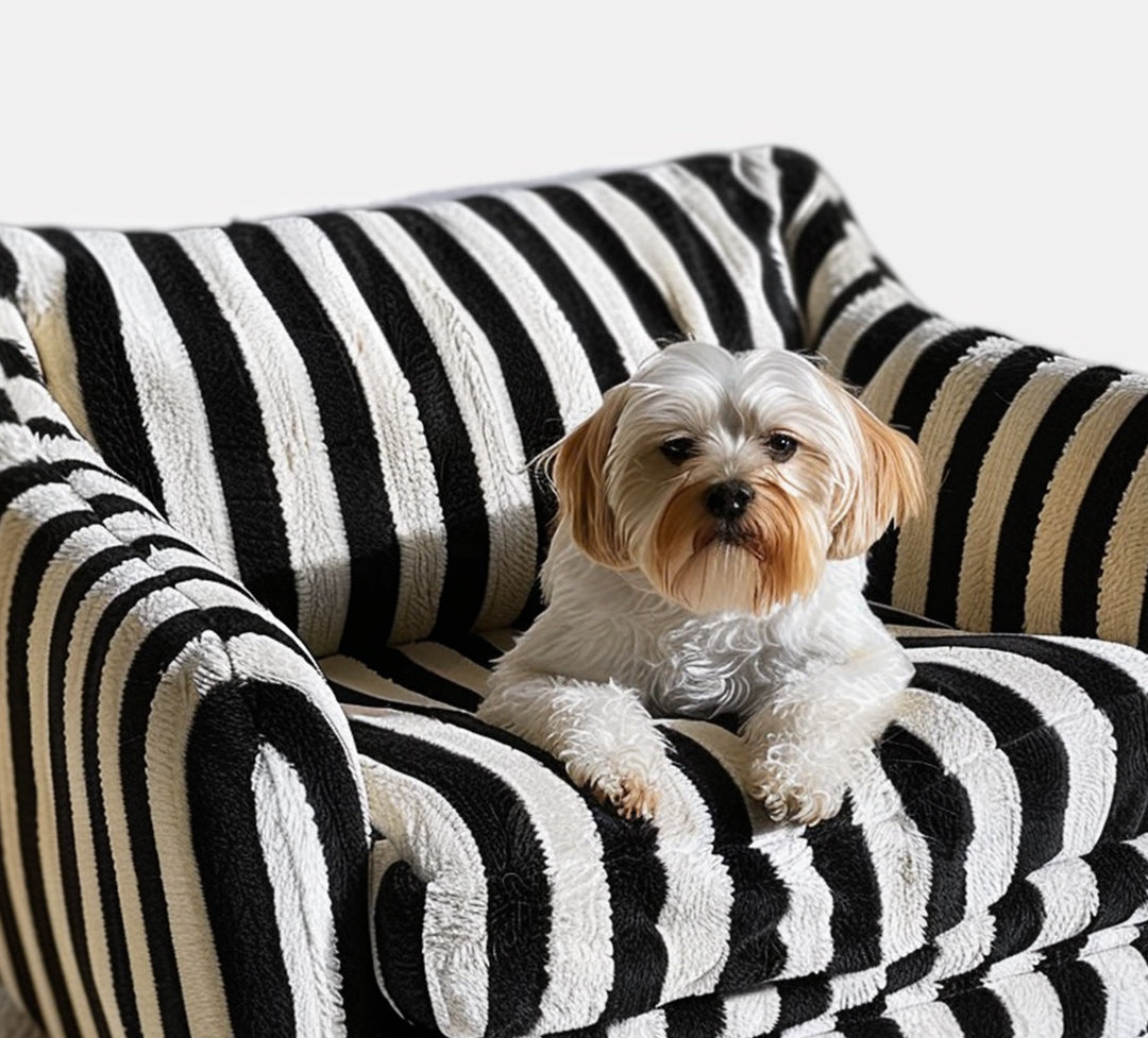 Mod Striped Pet Bed